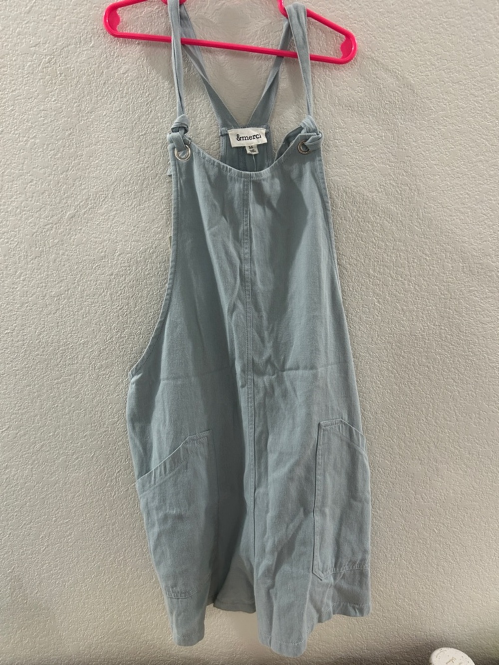 NWT Tie Strap Jumpsuit in Light Blue